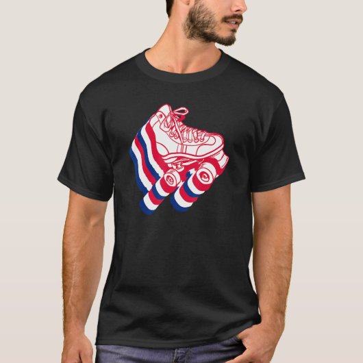 United Schaatsen of America Roller Skating T-shirt (Voorkant)