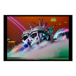 United Space Invasion Force Perfect Poster