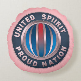 United Spirit Proud Nation Rond Kussen
