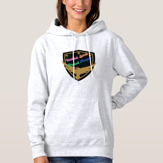 United Spirit Trots Mensen Hoodie (Voorkant)
