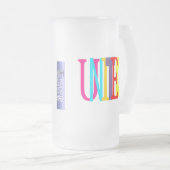 United Squared Frosted Mok (Voorkant rechts)