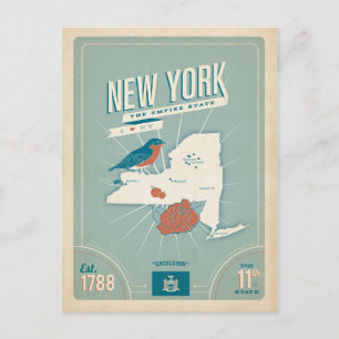 United State Map Briefkaart