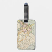 United States 1830 Historical Map Illustration Bagagelabel (Achterkant verticaal)