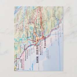 United States 1830 Historical Vintage Map Briefkaart