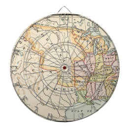 United States 1830 Historical Vintage Map Dartbord
