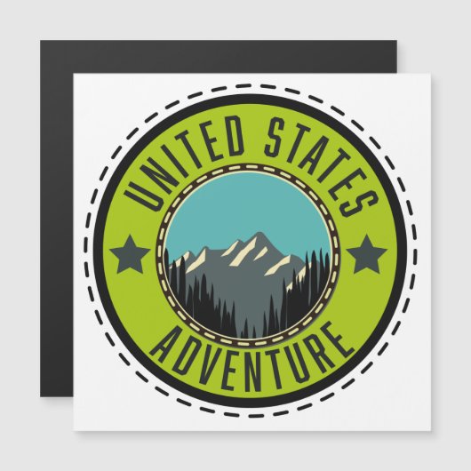 United States Adventure logo (Voorkant / Achterkant)