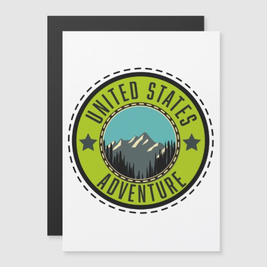 United States Adventure logo (Voorkant / Achterkant)