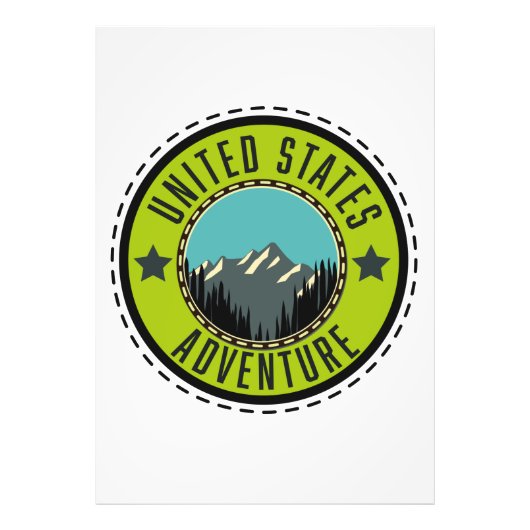 United States Adventure logo Foto Afdruk (Voorkant)