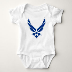 United States Air Force Logo - Blue Romper