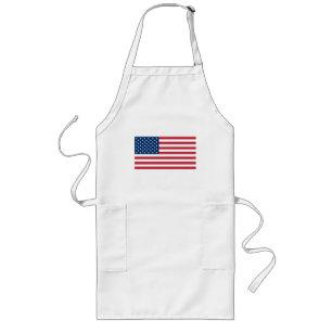 United States Apron Lang Schort