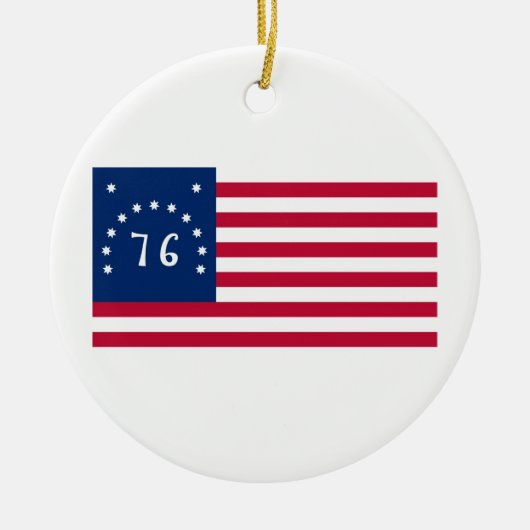 United States Bennington Flag Spirit of 76 Keramisch Ornament (Voorkant)