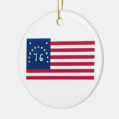United States Bennington Flag Spirit of 76 Keramisch Ornament (Links)
