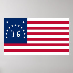 United States Bennington Flag Spirit of 76 Poster