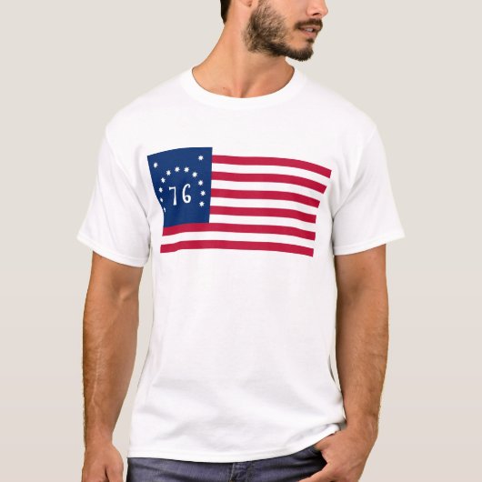 United States Bennington Flag Spirit of 76 T-shirt (Voorkant)