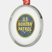 United States Border Control Metalen Ornament (Links)