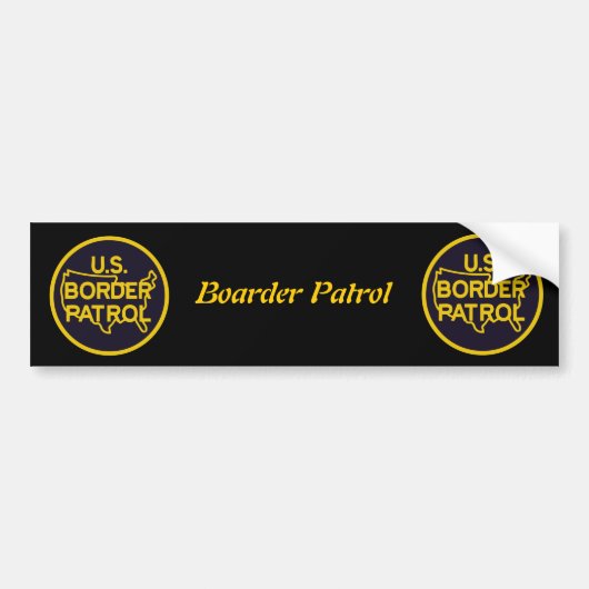 United States Border Patrol Bumpersticker (Voorkant)