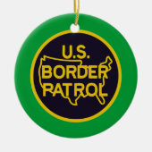 United States Border Patrol Keramisch Ornament (Voorkant)