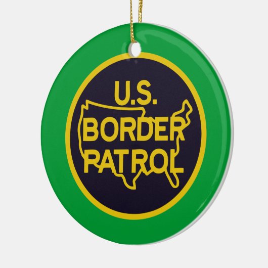 United States Border Patrol Keramisch Ornament (Links)