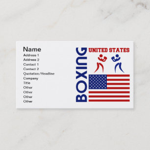 United States Boxin Visitekaartje
