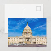 United States Capital Building, Washington D.C. Briefkaart (Voorkant / Achterkant)