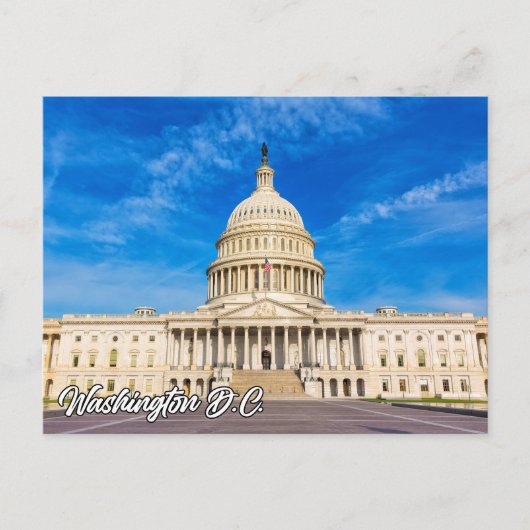 United States Capital Building, Washington D.C. Briefkaart (Voorkant)