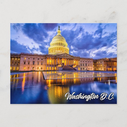 United States Capital Building, Washington D.C. Briefkaart (Voorkant)