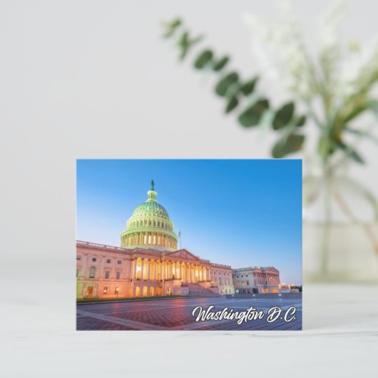 United States Capital Building, Washington D.C. Briefkaart (Staand voorkant)