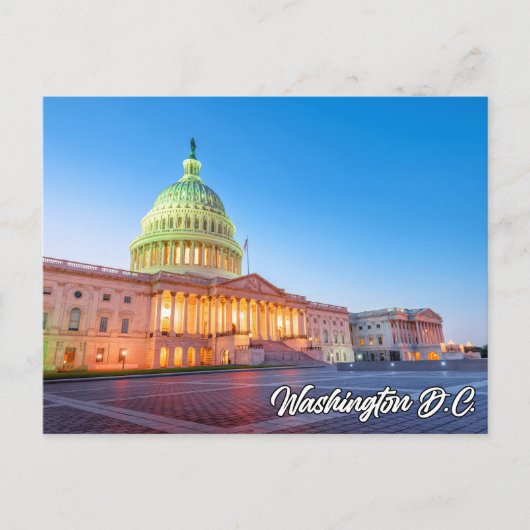 United States Capital Building, Washington D.C. Briefkaart (Voorkant)