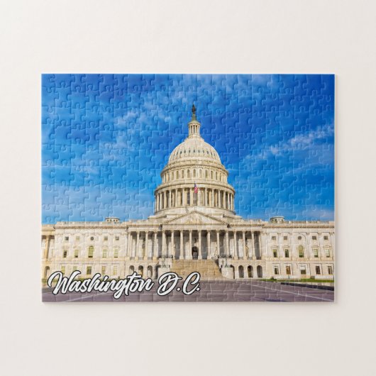 United States Capital Building, Washington D.C. Legpuzzel (Horizontaal)