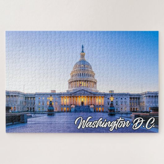 United States Capital Building, Washington D.C. Legpuzzel (Horizontaal)