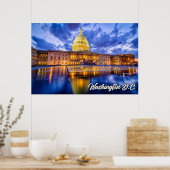United States Capital Building, Washington D.C. Poster (Keuken)