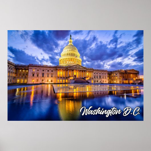 United States Capital Building, Washington D.C. Poster (Voorkant)