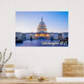 United States Capital Building, Washington D.C. Poster (Keuken)