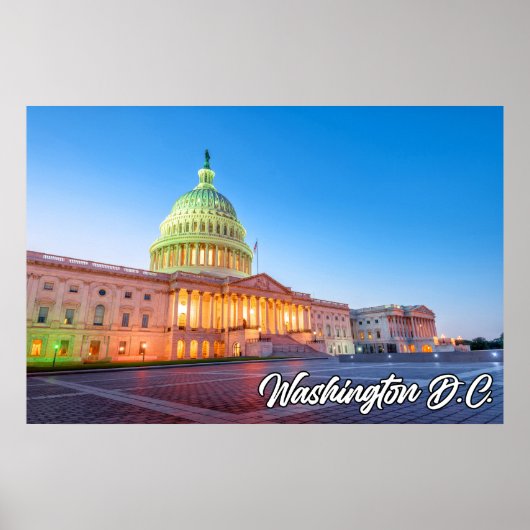 United States Capital Building, Washington D.C. Poster (Voorkant)