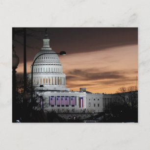 United States Capitol Building, Dusk Briefkaart