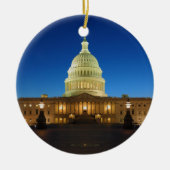 United States Capitol Building, Dusk Keramisch Ornament (Voorkant)