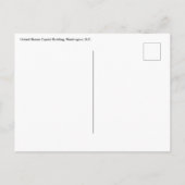United States Capitol Building, Washington, DC Briefkaart (Achterkant)