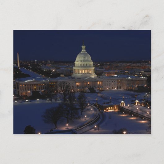 United States Capitol Building, Washington, DC Briefkaart (Voorkant)