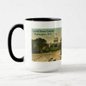 United States Capitol from Library Steps Date 1898 Mok (Links)