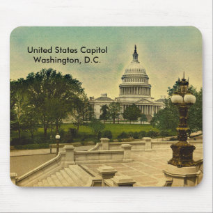 United States Capitol from Library Steps Date 1898 Muismat