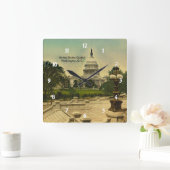 United States Capitol from Library Steps Date 1898 Vierkante Klok (Huis)