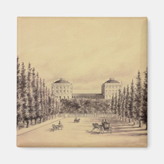 United States Capitol uit Pennsylvania Avenue Magneet (Voorkant)