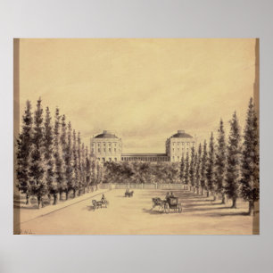 United States Capitol uit Pennsylvania Avenue Poster
