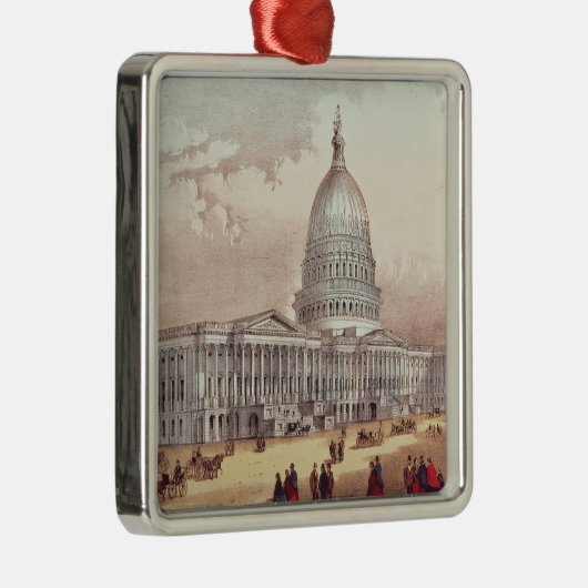 United States Capitol, Washington D.C. Metalen Ornament (Rechts)