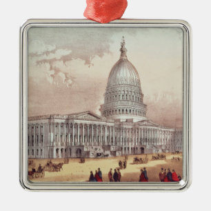 United States Capitol, Washington D.C. Metalen Ornament