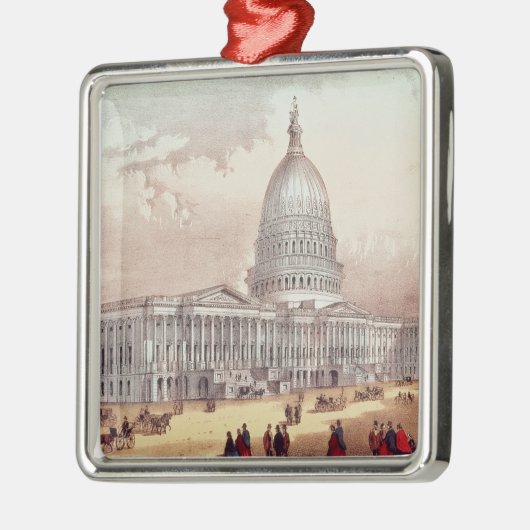 United States Capitol, Washington D.C. Metalen Ornament (Links)