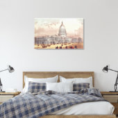 United States Capitol, Washington DC Canvas Afdruk (Insitu (Slaapkamer))