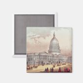 United States Capitol, Washington DC Magneet (Voorkant / Achterkant)