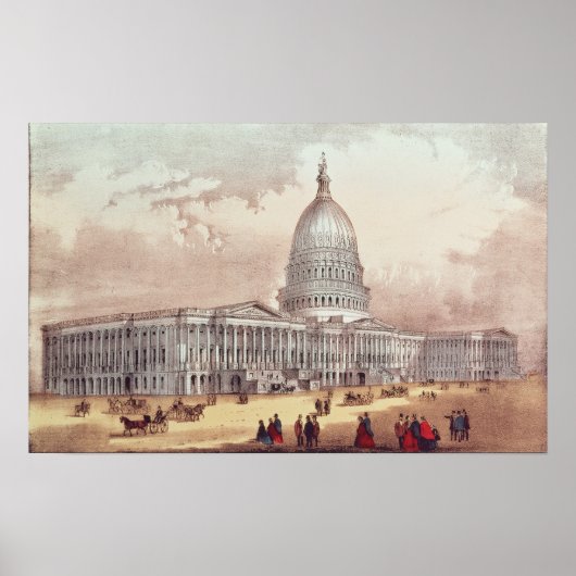United States Capitol, Washington DC Poster (Voorkant)