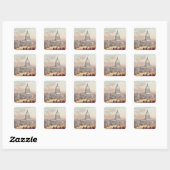 United States Capitol, Washington DC Vierkante Sticker (Vel)